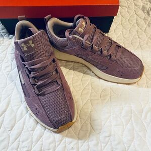 Under Armour Women's Mauve Knit Athletic Sneakers